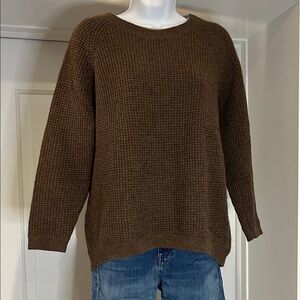 Vince Women’s Size XS Chunky Brown Knit Sweater